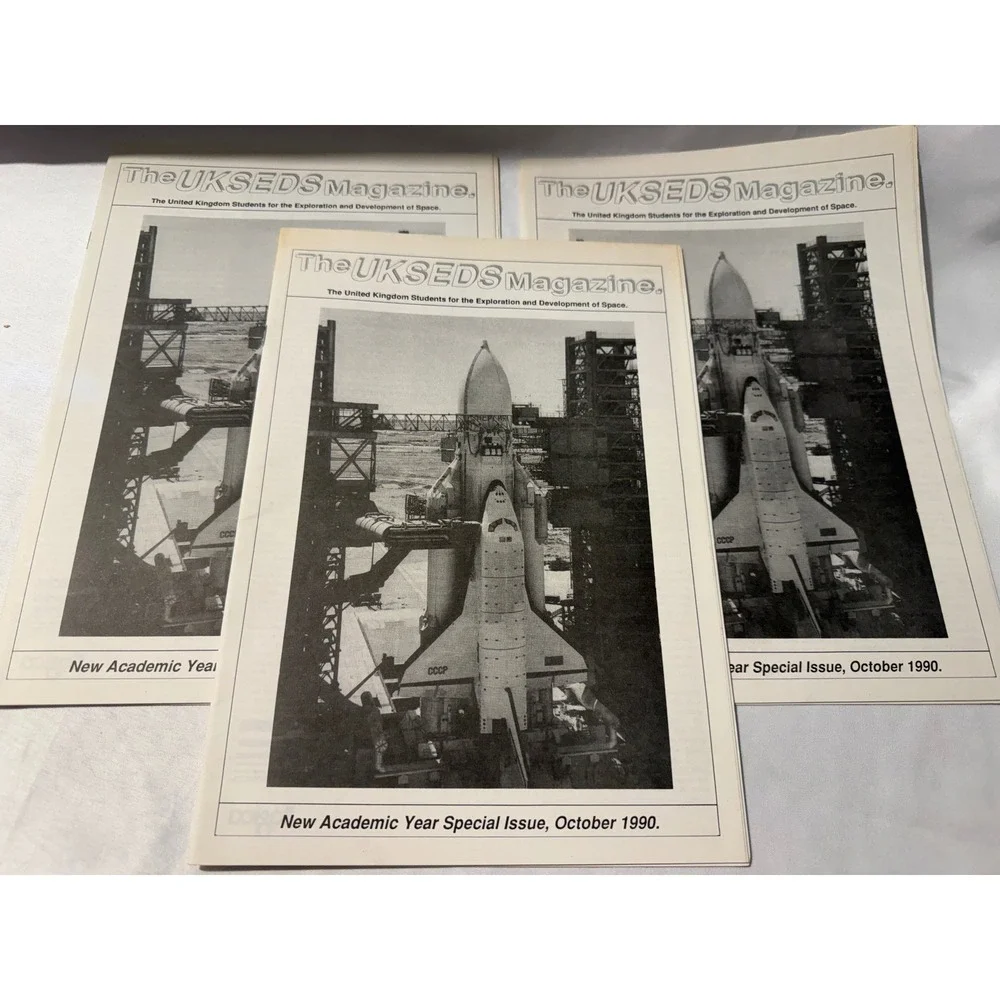 Lot 3 UKSEDS Magazine October 1990 Space Shuttle Soyuz NASA Space Journal